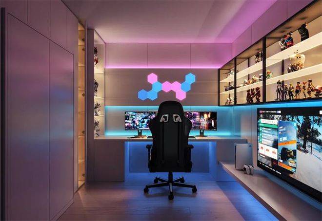 ！两种设计我果断选了第一种太爽了开元棋牌我终于有自己的电竞房了！(图2)